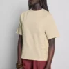 Cotton short sleeve crochet tee