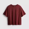 Cotton short sleeve crochet tee