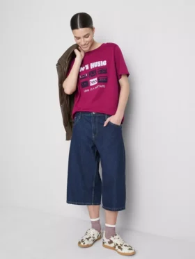 Cotton short sleeve graphic tee