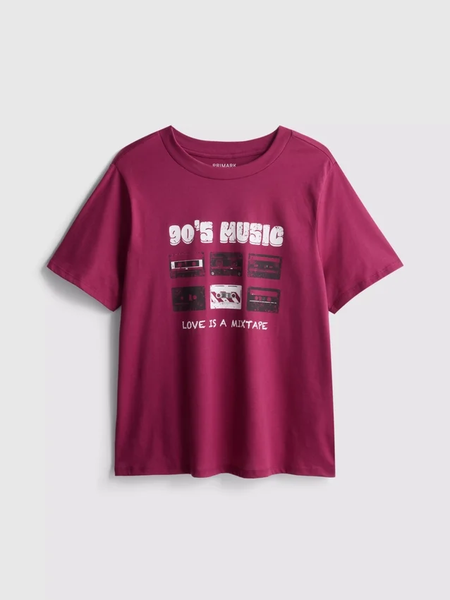 Cotton short sleeve graphic tee