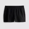Cotton split hem lounge shorts