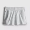 Cotton split hem lounge shorts