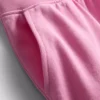 Cotton split hem lounge shorts