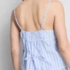 Cotton striped cami pajama top
