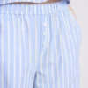 Cotton striped oxford pajama bottoms