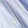 Cotton striped oxford pajama shirt