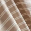 Cotton striped v-neck tee