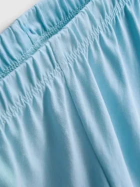 Cotton t-shirt shorty pajamas
