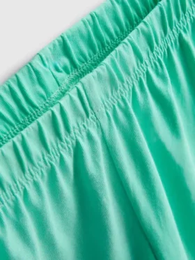 Cotton t-shirt shorty pajamas