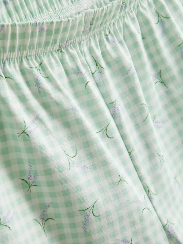 Cotton tank and shorts pajamas