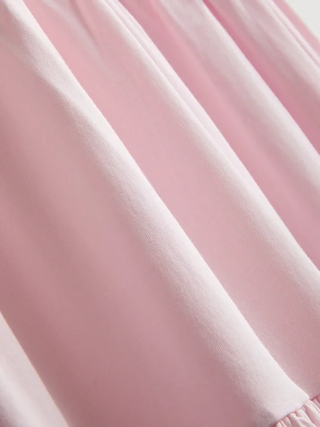 Cotton tiered maxi peasant skirt