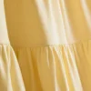 Cotton tiered maxi peasant skirt