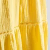Cotton tiered v-neck mini dress