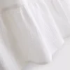 Cotton tiered v-neck mini dress