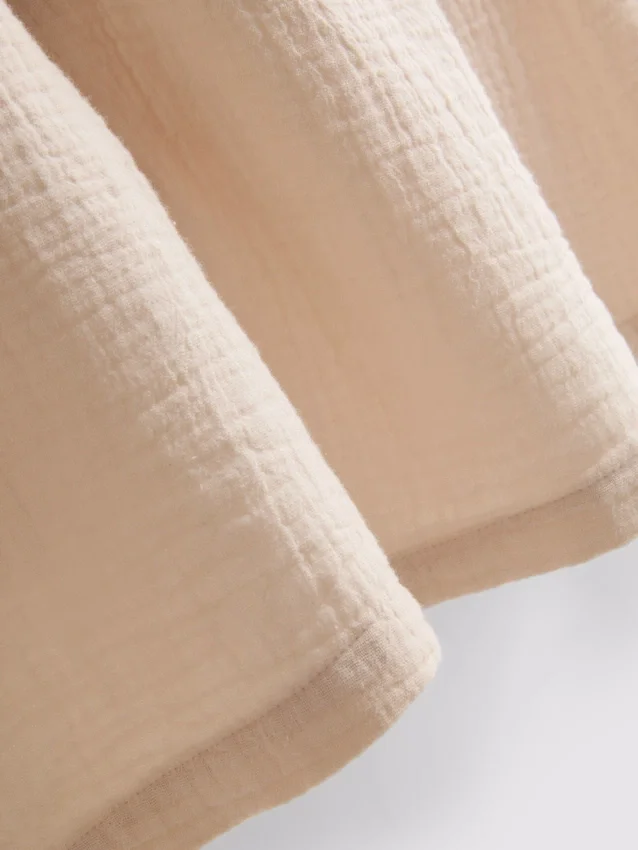 Cotton trapeze mini dress