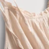 Cotton trapeze mini dress