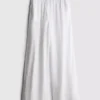 Cotton wide leg beach pants