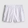 Cotton woven pajama shorts
