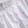 Cotton woven pajama shorts