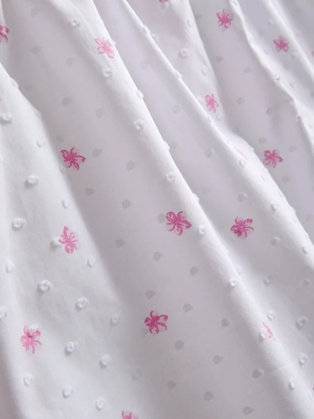 Cotton woven pajama shorts