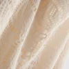 Cowl neck crochet halter mini dress