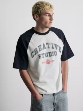 Creative studio raglan t-shirt