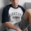 Creative studio raglan t-shirt