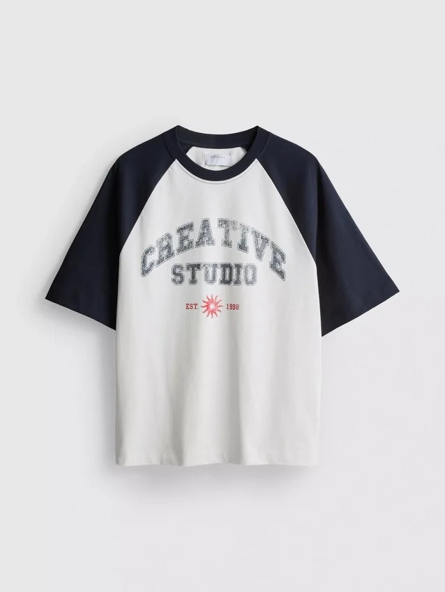 Creative studio raglan t-shirt
