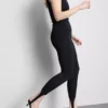 Crepe stirrup leggings