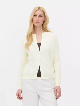 Crew neck cardigan
