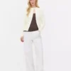 Crew neck cardigan