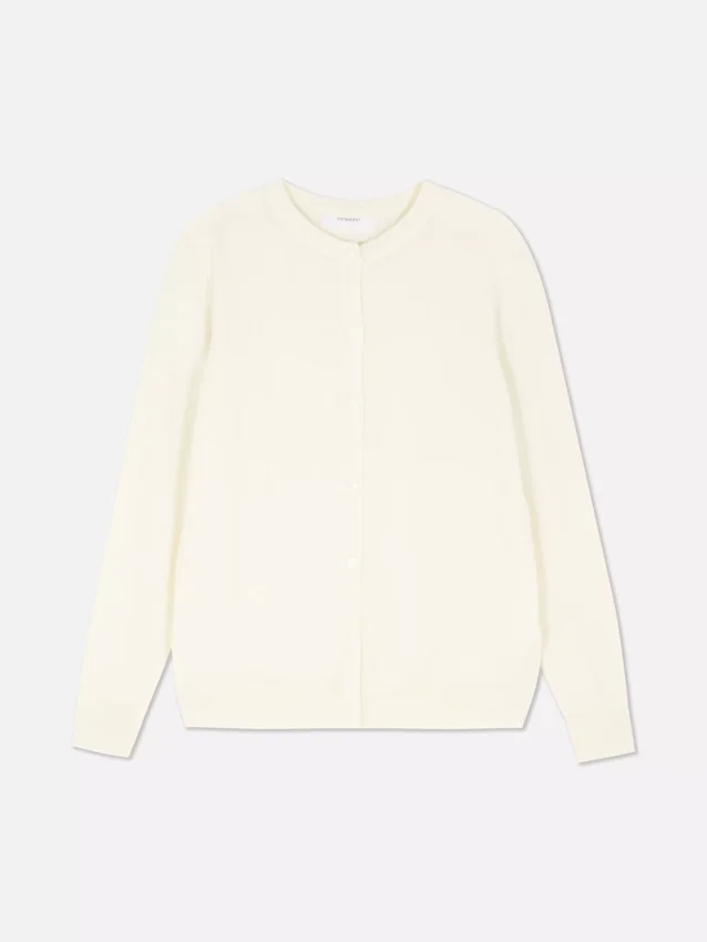 Crew neck cardigan