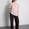 Crew neck longline tee