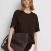Crew neck longline tee