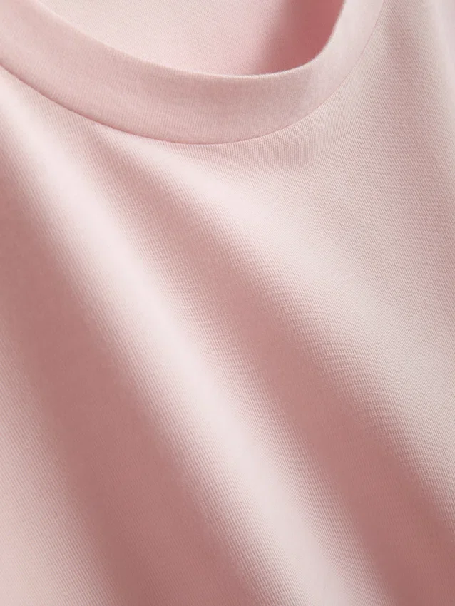 Crew neck longline tee