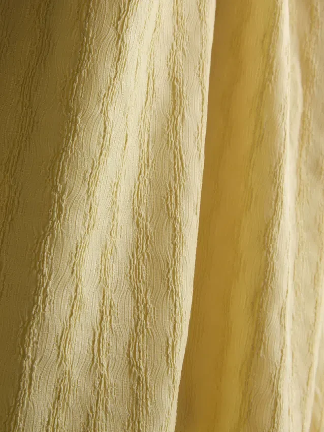Crinkle cap-sleeve mini dress