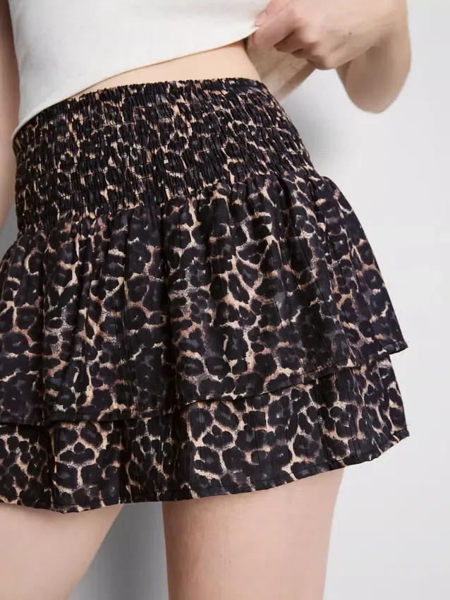 Crinkle mini rara skirt