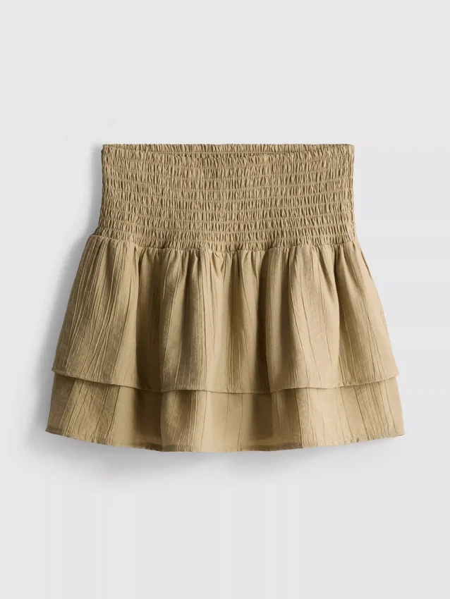 Crinkle rara mini skirt