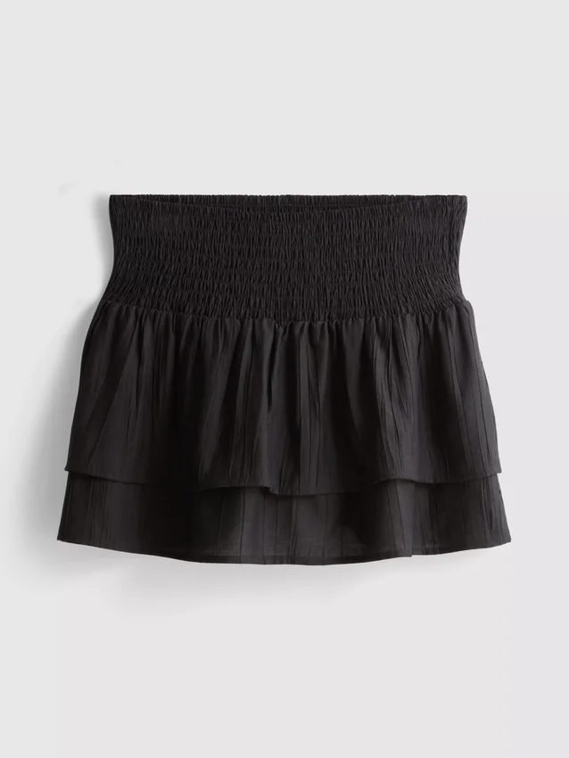Crinkle rara mini skirt
