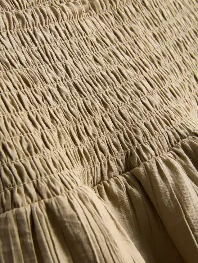 Crinkle rara mini skirt