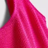 Crinkle scoop back swimsuit
