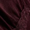 Crinkle v-neck top