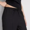 Crinkle wide leg pants