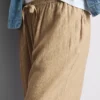 Crinkle wide leg pants