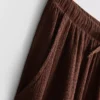 Crinkle wide leg pants