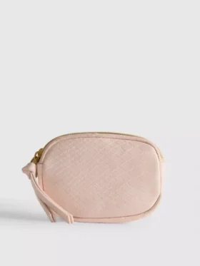 Croc-effect coin purse