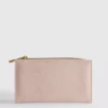 Croc-effect purse
