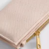Croc-effect purse