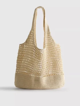 Crochet beach bag