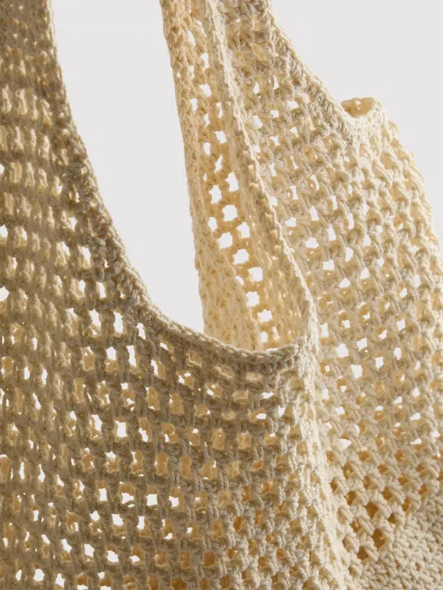 Crochet beach bag